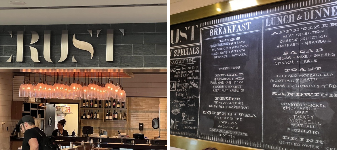 Crust Menu